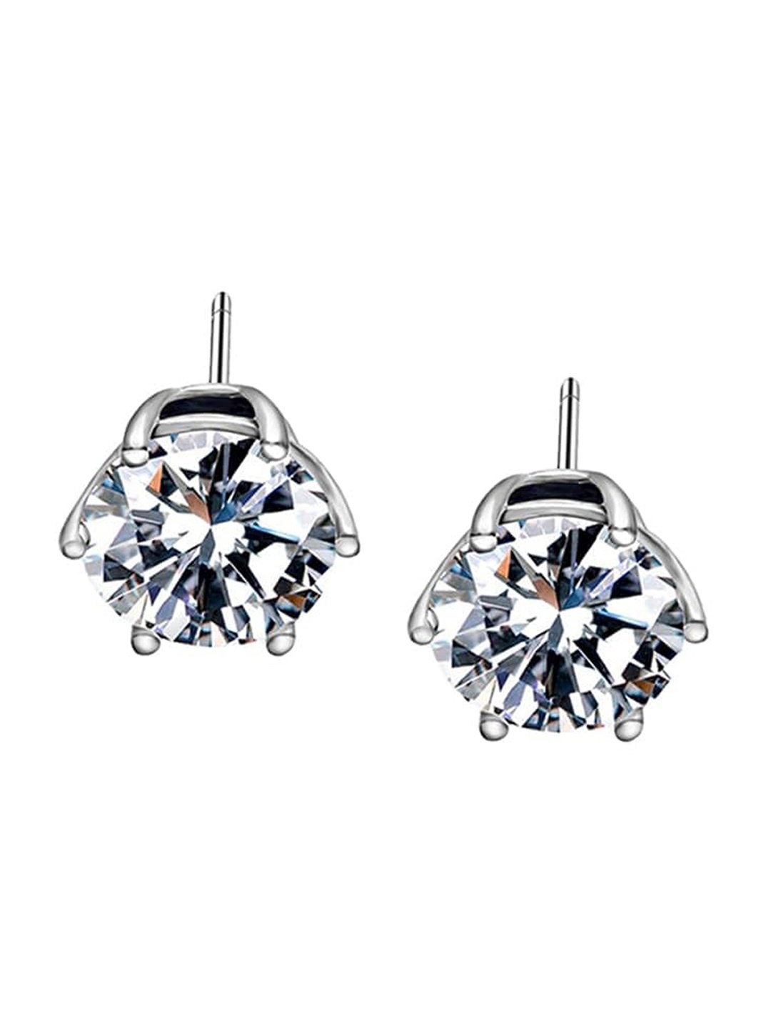 

PALMONAS 18kt Gold-Plated Contemporary Studs Earrings