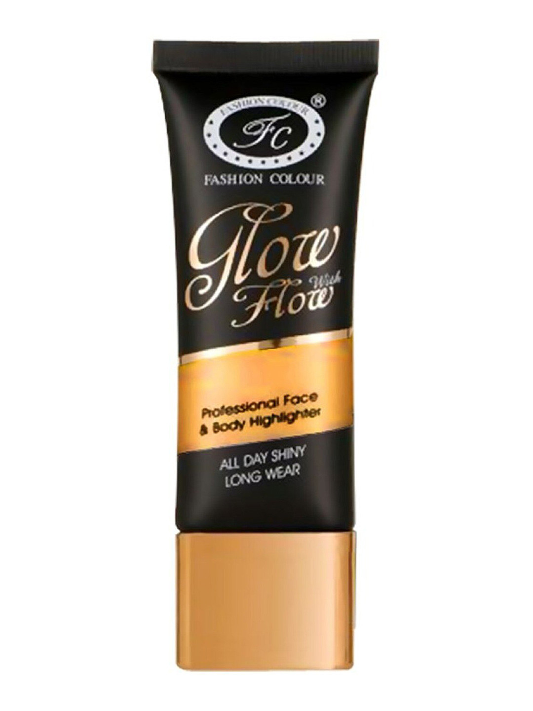 

Fashion Colour Glow with Flow Waterproof Long-Lasting Face & Body Highlighter - Shade 03, Gold