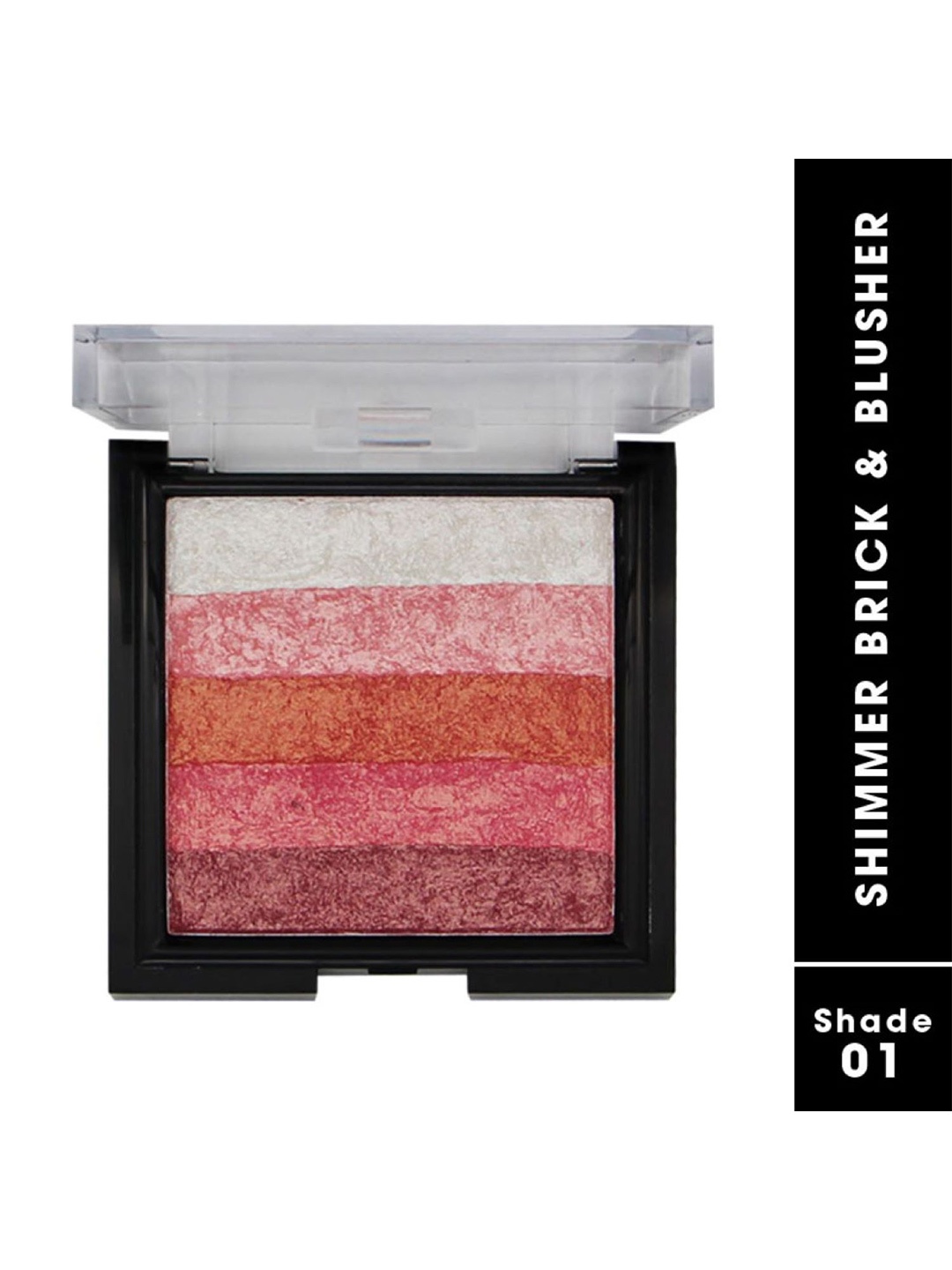 

Fashion Colour Long Lasting 2-In-1 Shimmer Brick & Blusher 8g - Shade 01, Pink