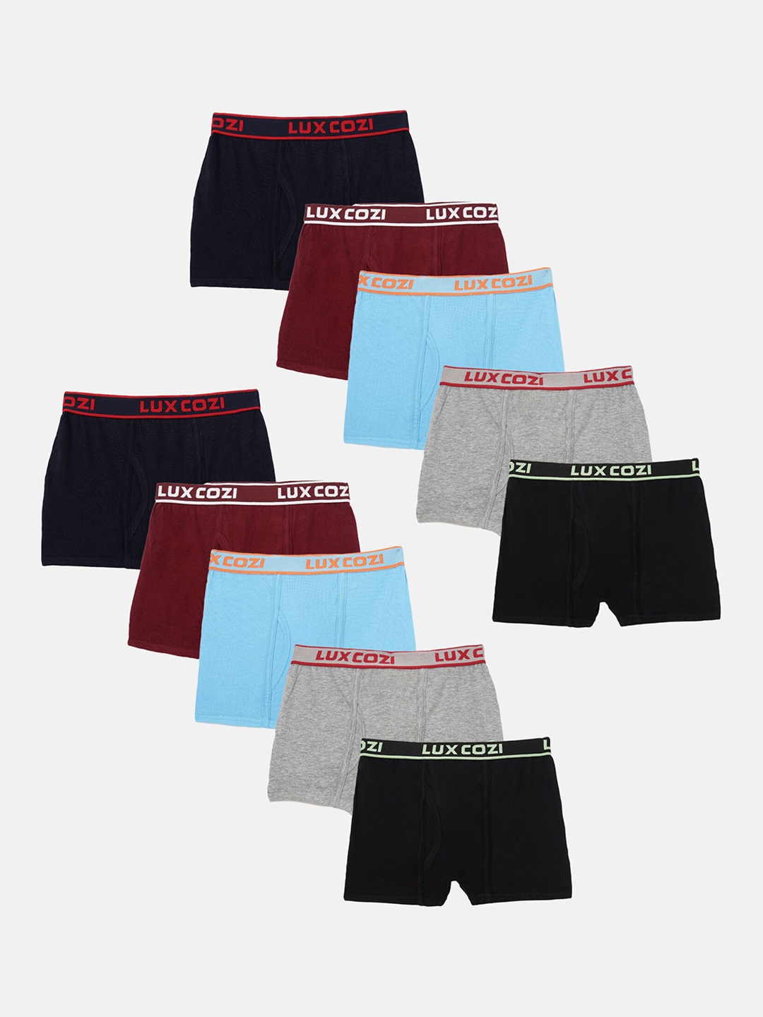 

Lux Cozi Boys Pack of 10 Assorted Trunks