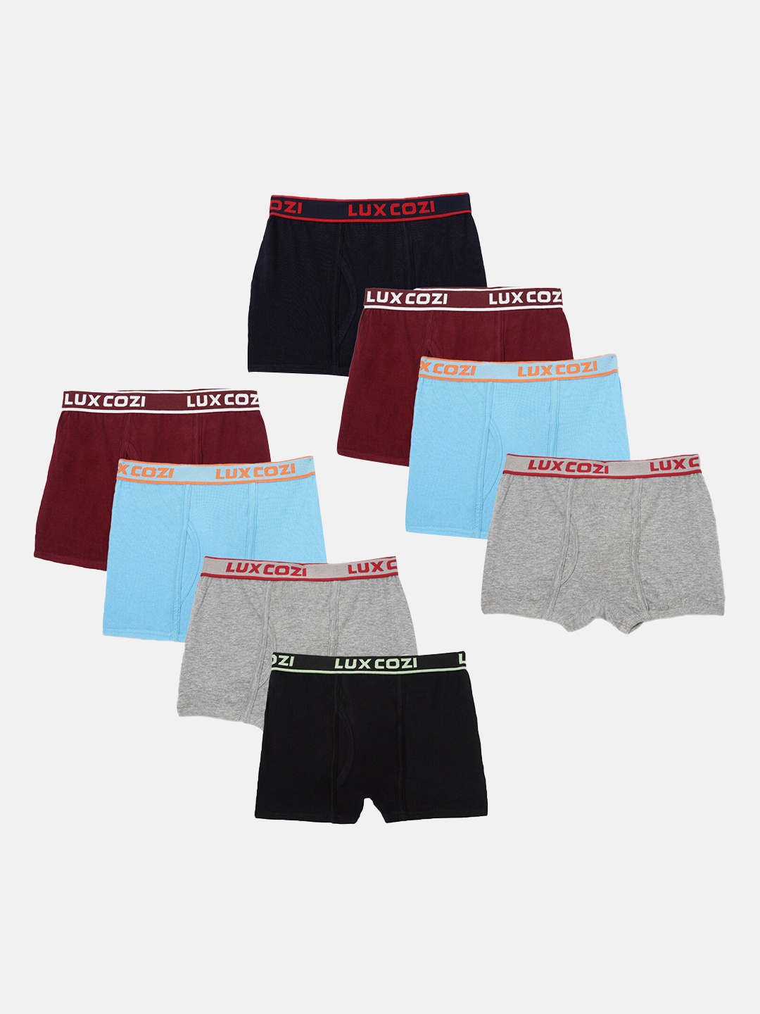 

Lux Cozi Boys Pack of 8 Assorted Trunks