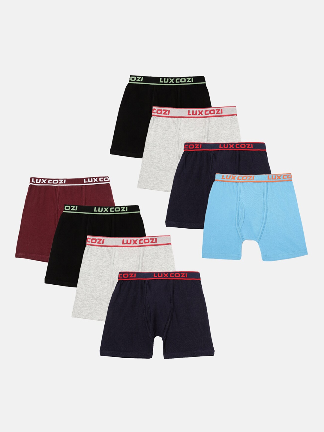 

Lux Cozi Boys Pack of 8 Assorted Trunks