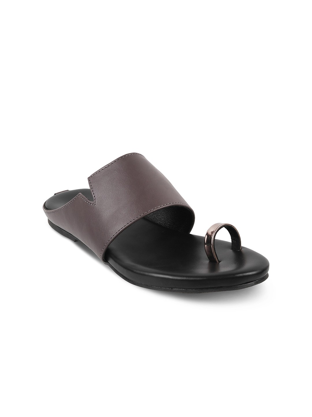 

PEPPER Cut-Out One Toe Flats, Grey