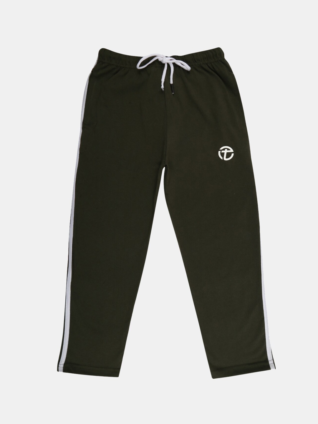 

V-Mart Boys Mid-Rise Single Jersey Lounge Pants, Olive