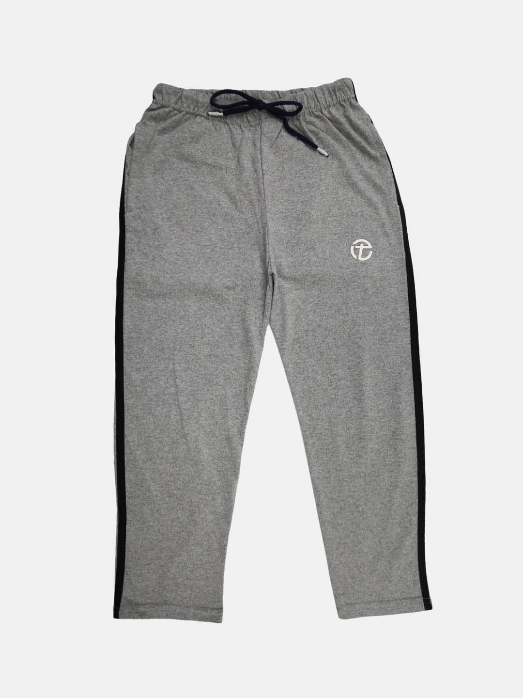 

V-Mart Boys Mid-Rise Cotton Lounge Pants, Grey melange