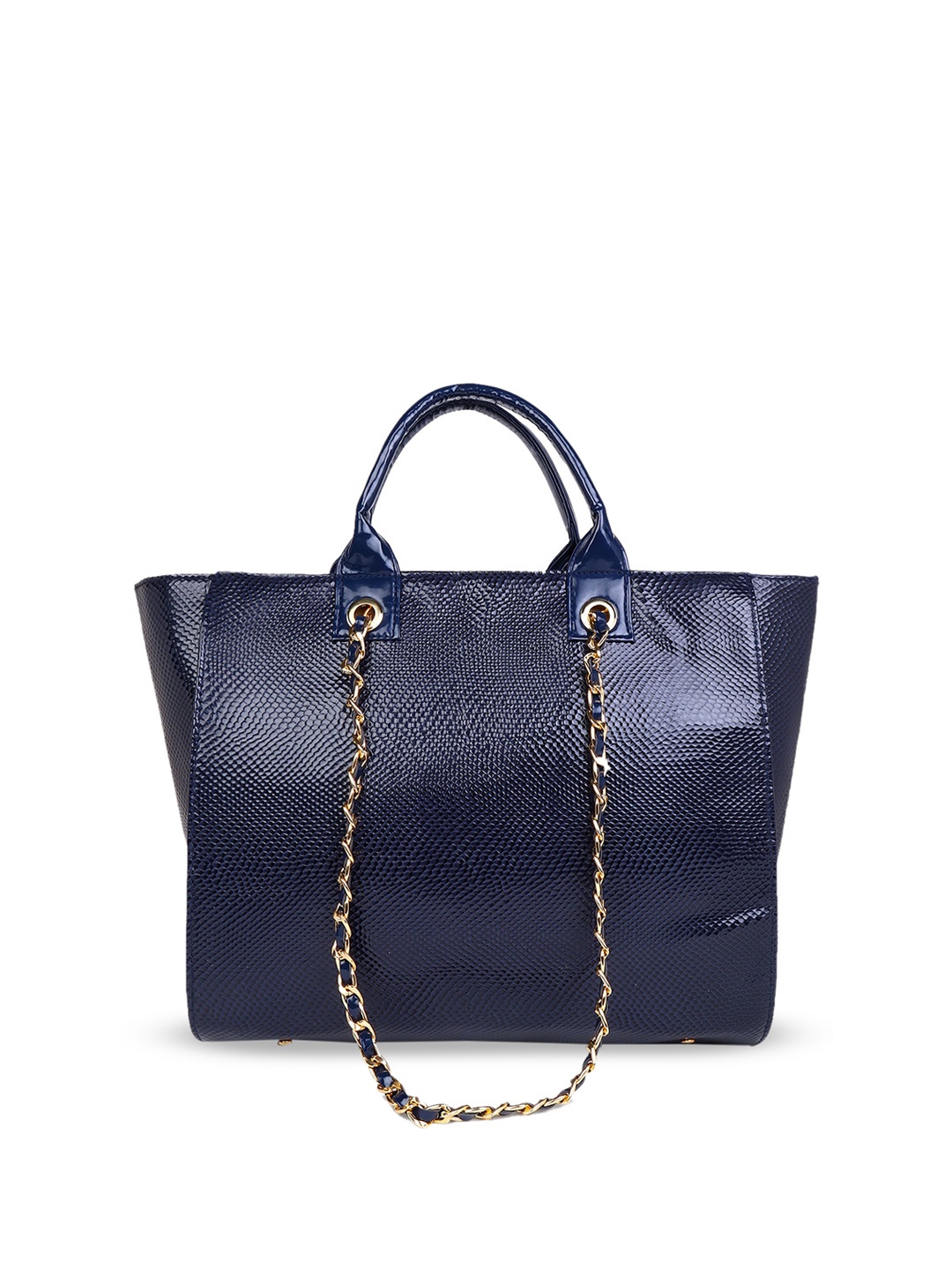 

Bag Pepper Textured Structured Handheld Bag, Navy blue