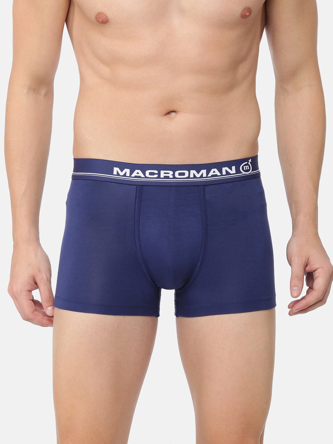 

Macroman M-Series Men Mid-Rise Trunk, Blue