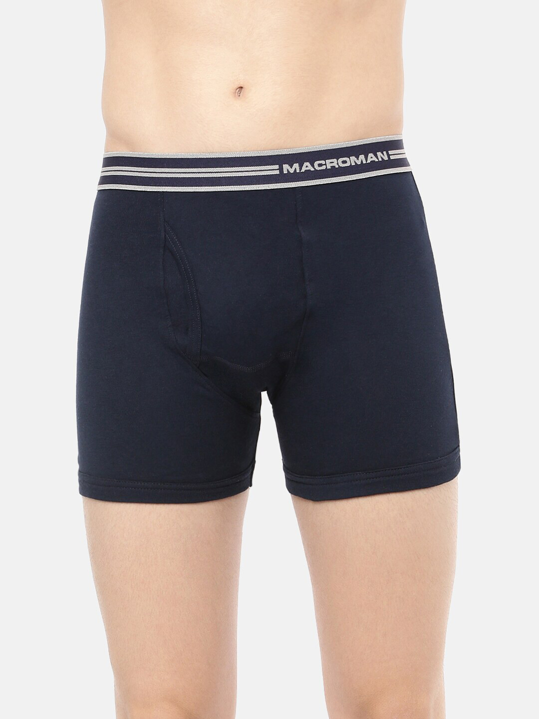 

Macroman M-Series Men Cotton Mid-Rise Stretchable Trunk 8903978014050, Navy blue