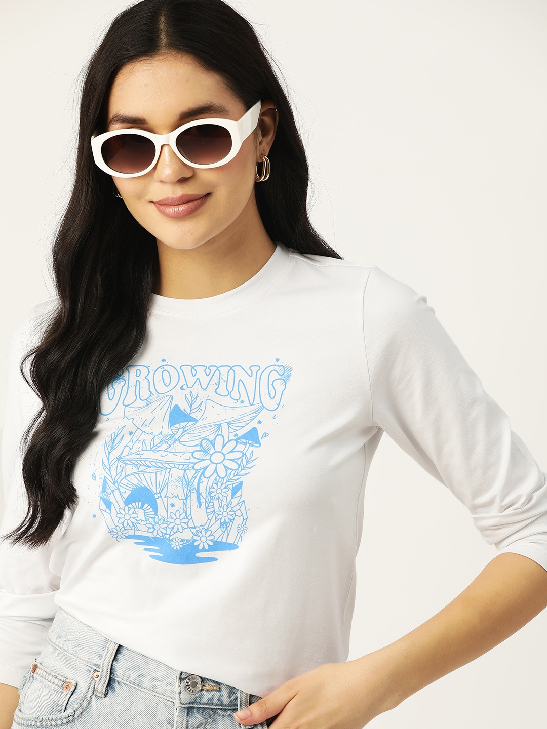 

DressBerry Graphic Printed T-shirt, White