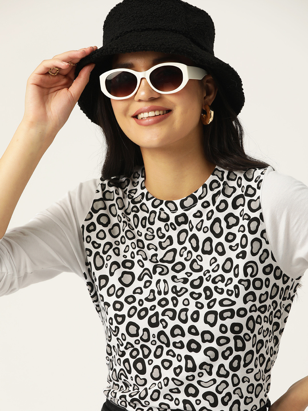 

DressBerry Animal Printed T-shirt, White