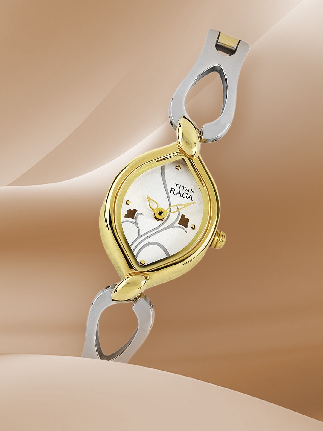 

Titan Raga Women Silver-Toned Dial Watch NE2455BM01