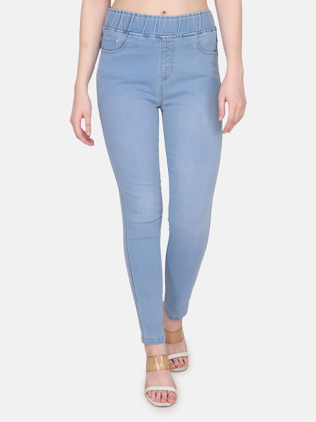 

Steele Stretchable Denim Pure Cotton Jegging, Blue