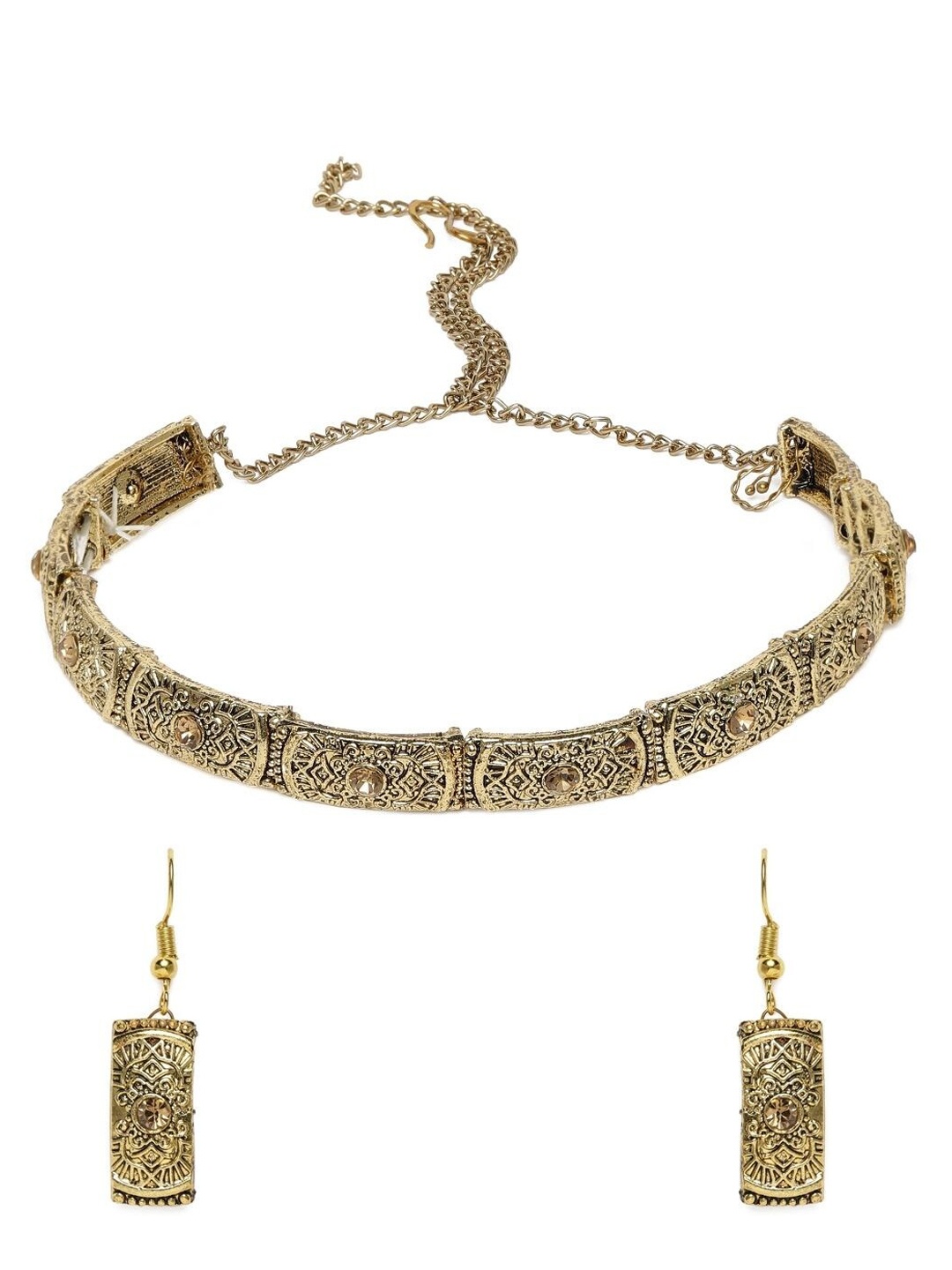 

AccessHer Gold-Plated AD Studded Jewellery Set