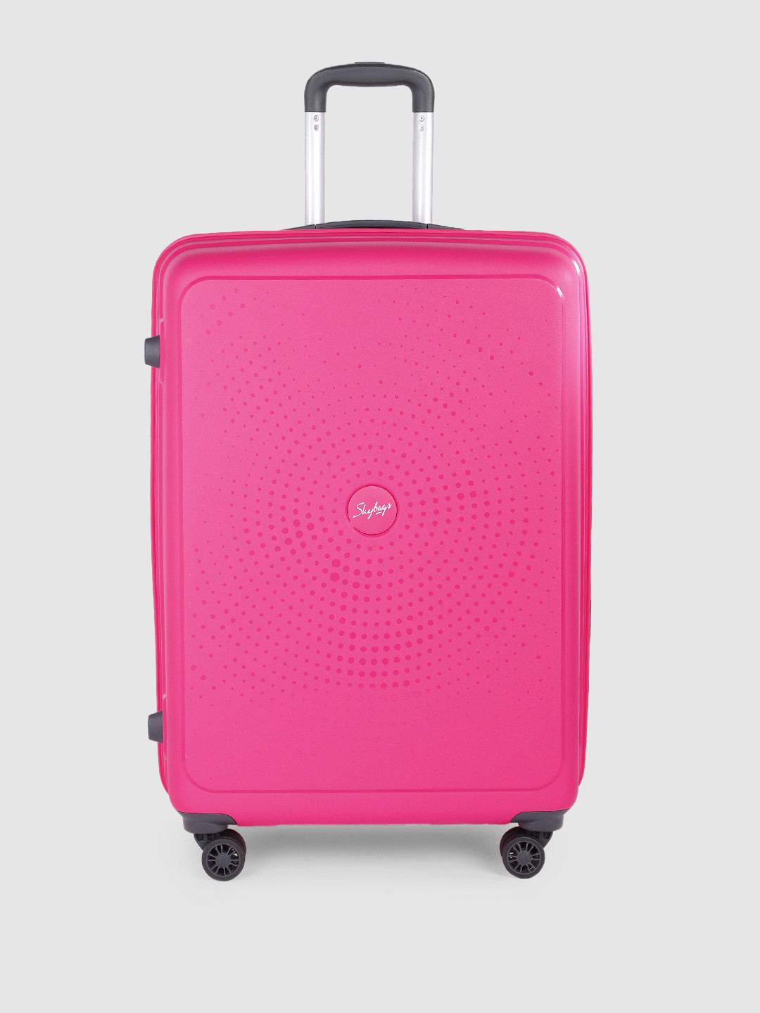 

Skybags ZAP Textured Hard 360-Degree Rotation Large Trolley Suitcase, Pink