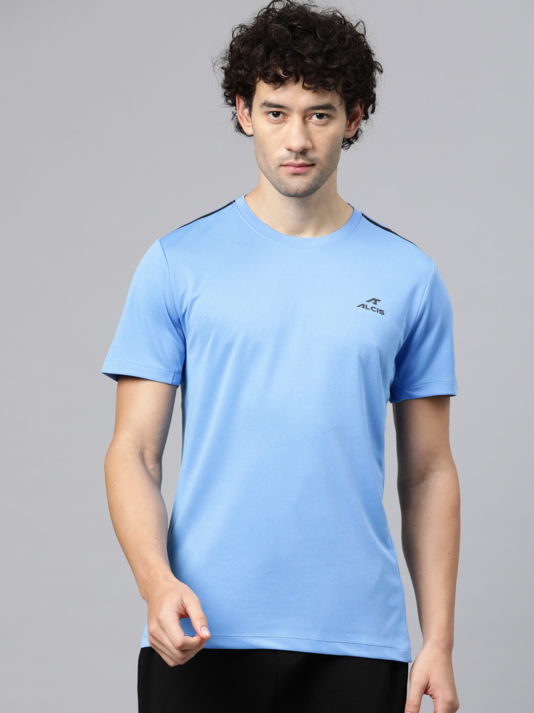 

Alcis Men Anti Static Slim Fit T-shirt, Blue
