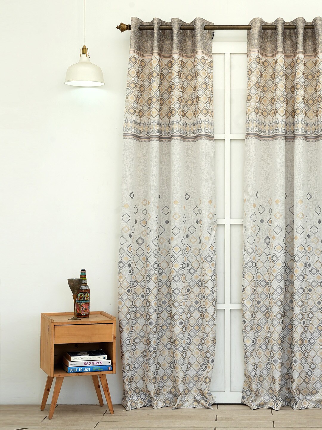 

Ariana 1 Piece Room Darkening Door Curtain, Purple