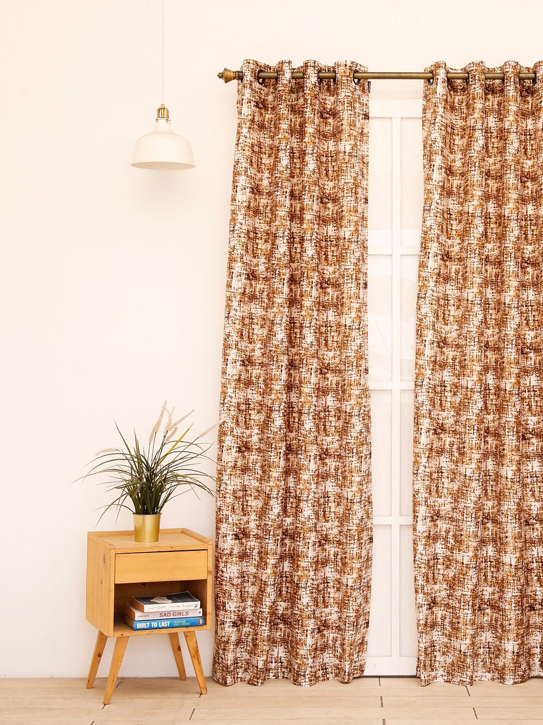 

Ariana Brown Abstract Door Curtain