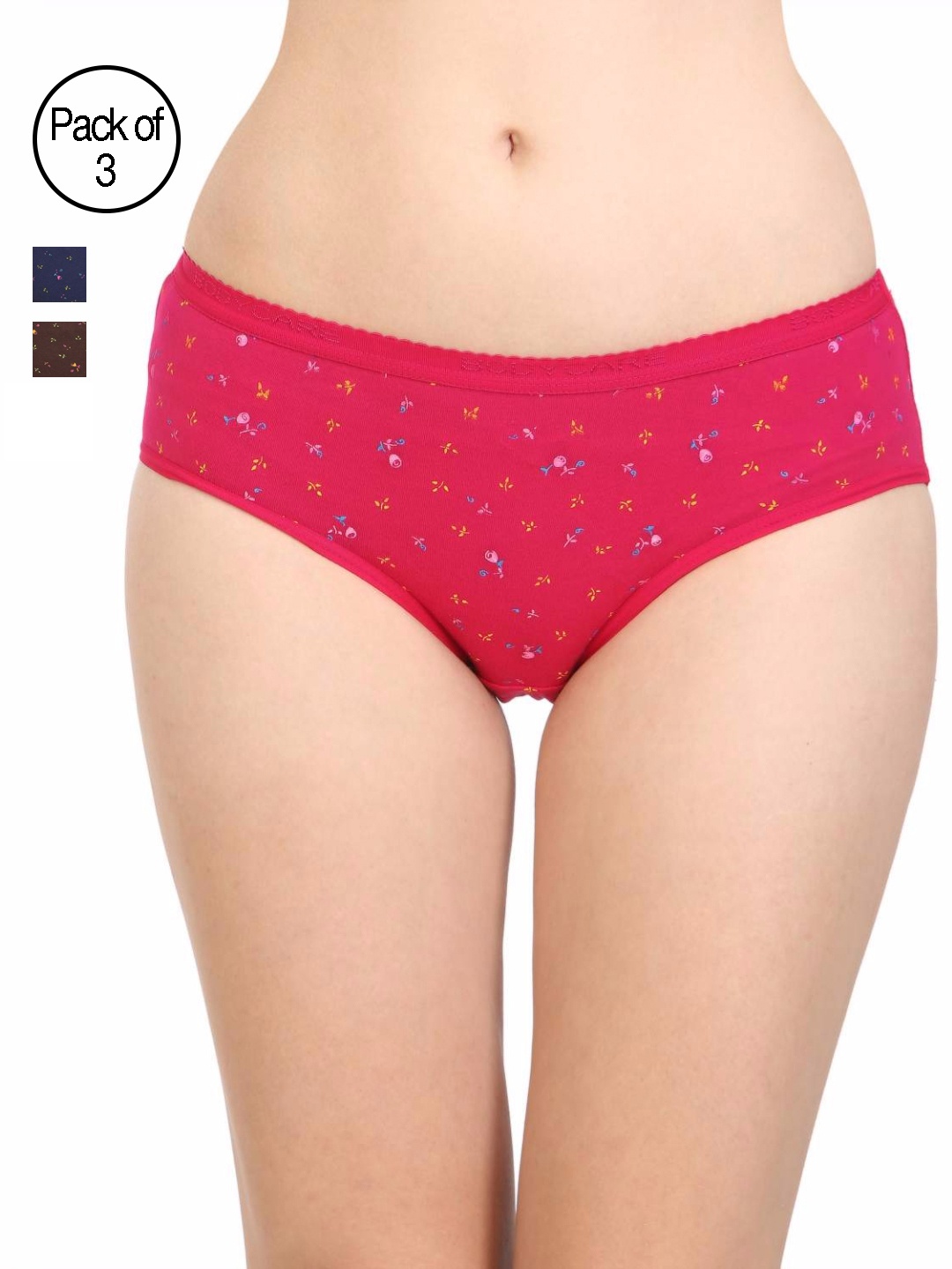 

Bodycare Pack of 3 Assorted Briefs 4000, Multi