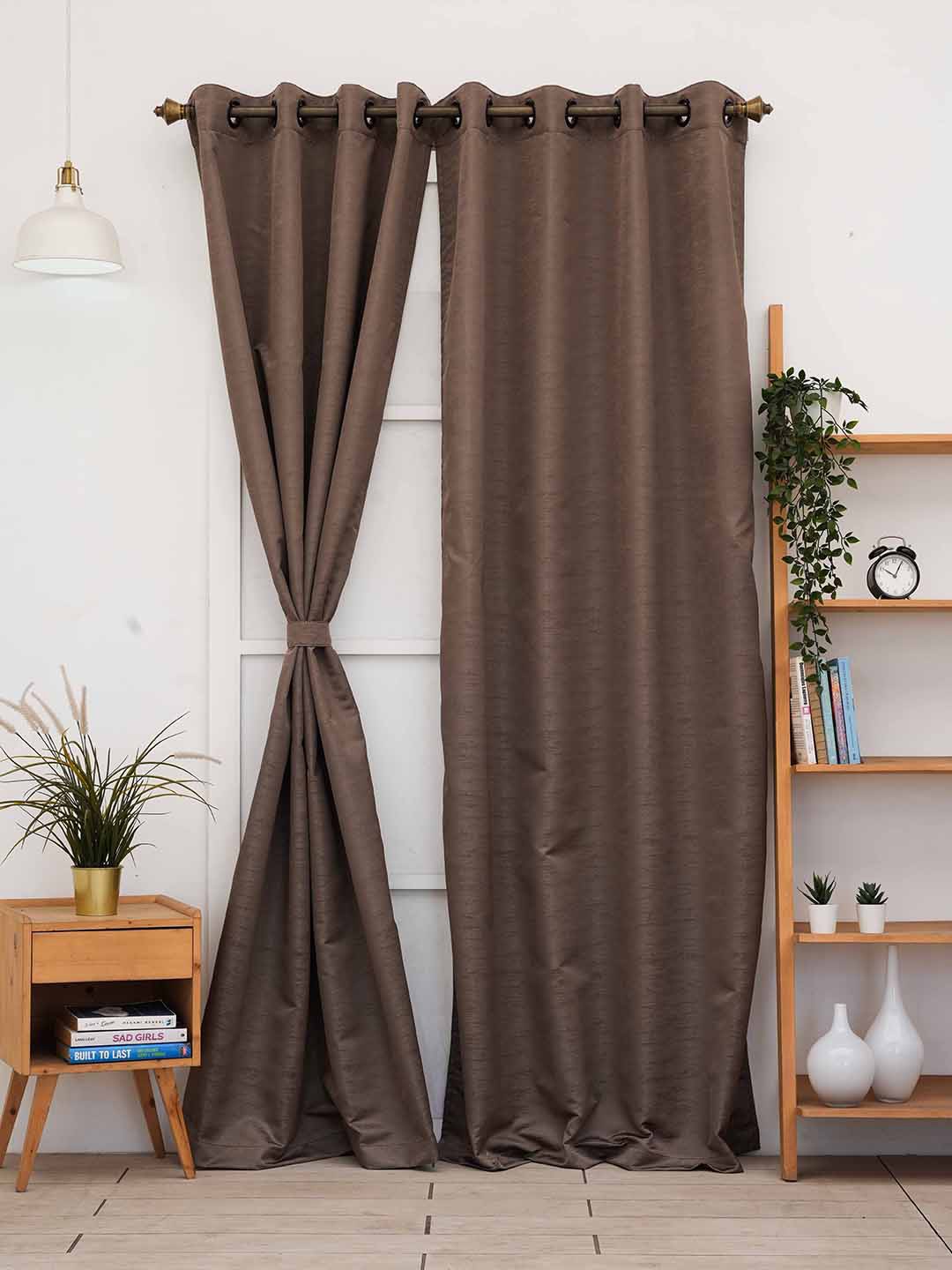 

Ariana Brown 1 Pieces Black Out Door Curtain