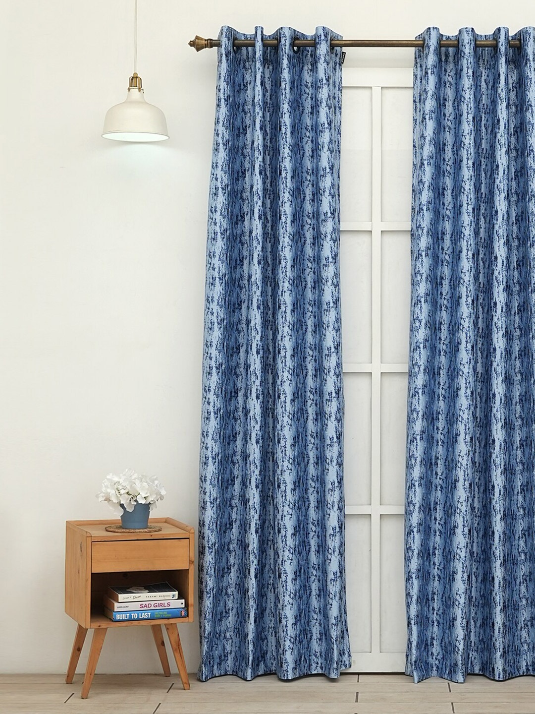 

Ariana Blue 1 Pieces Room Darkening Long Door Curtain