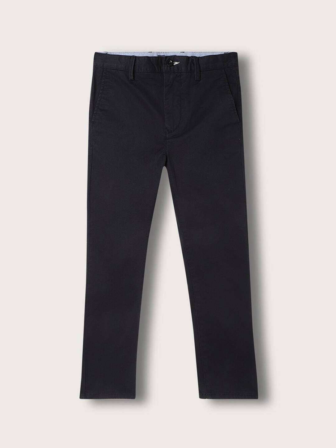 

GANT Boys Mid Rise Cotton Chinos Trousers, Navy blue