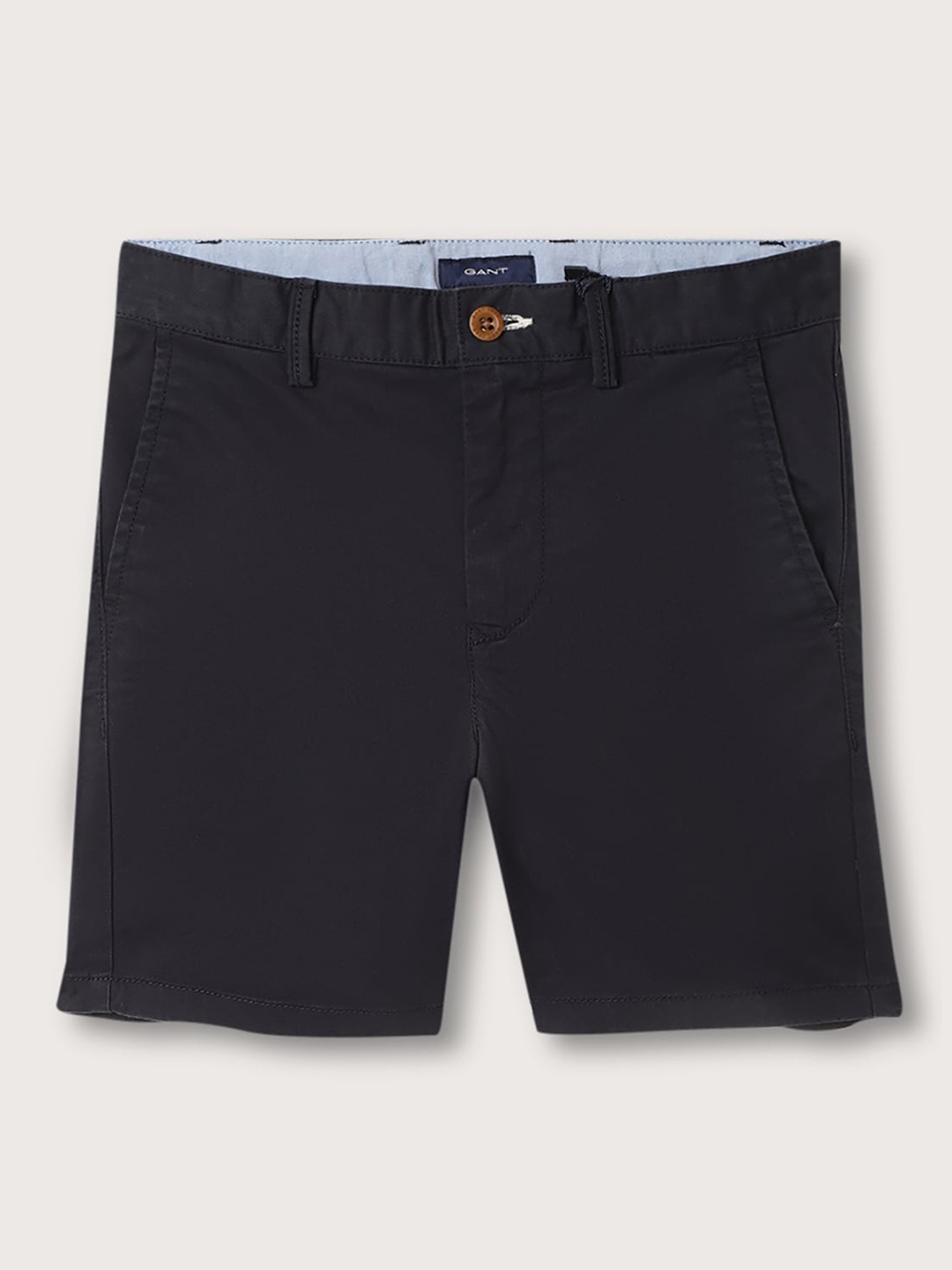 

GANT Boys Mid-Rise Organic Cotton Chino Shorts, Navy blue