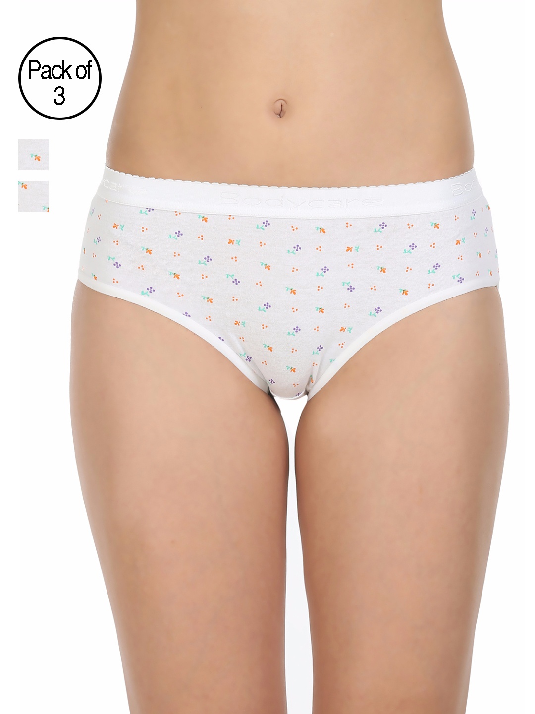 

Bodycare Pack of 3 Assorted Briefs 14004, Multi