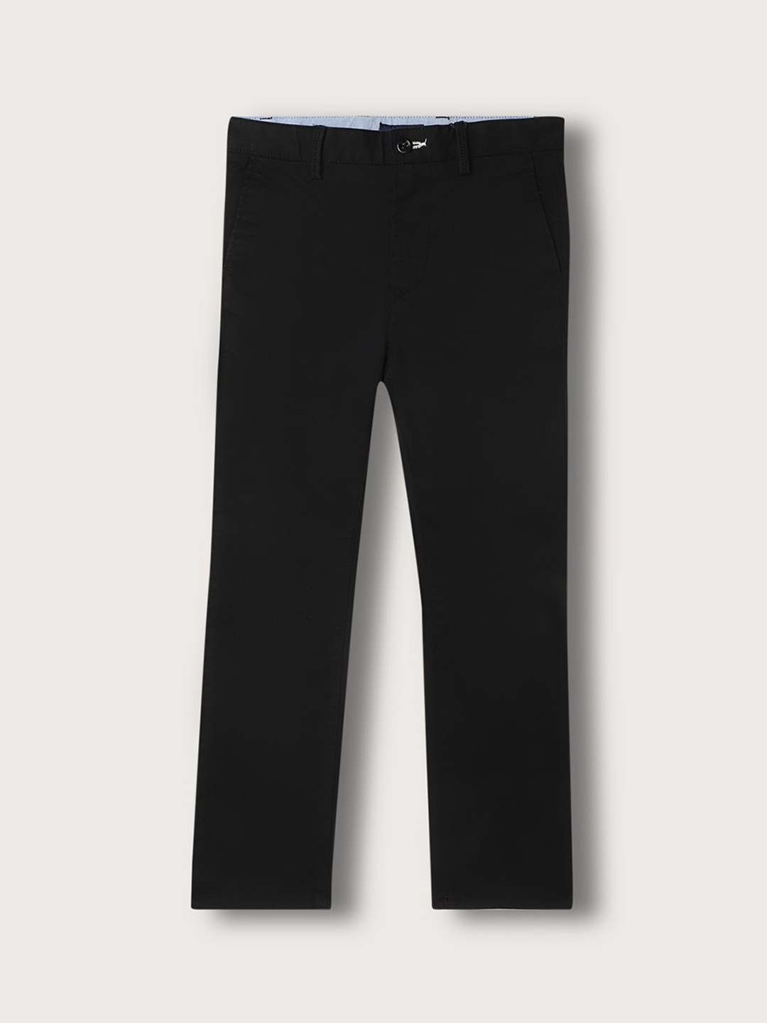 

GANT Boys Mid Rise Cotton Chinos Trousers, Black