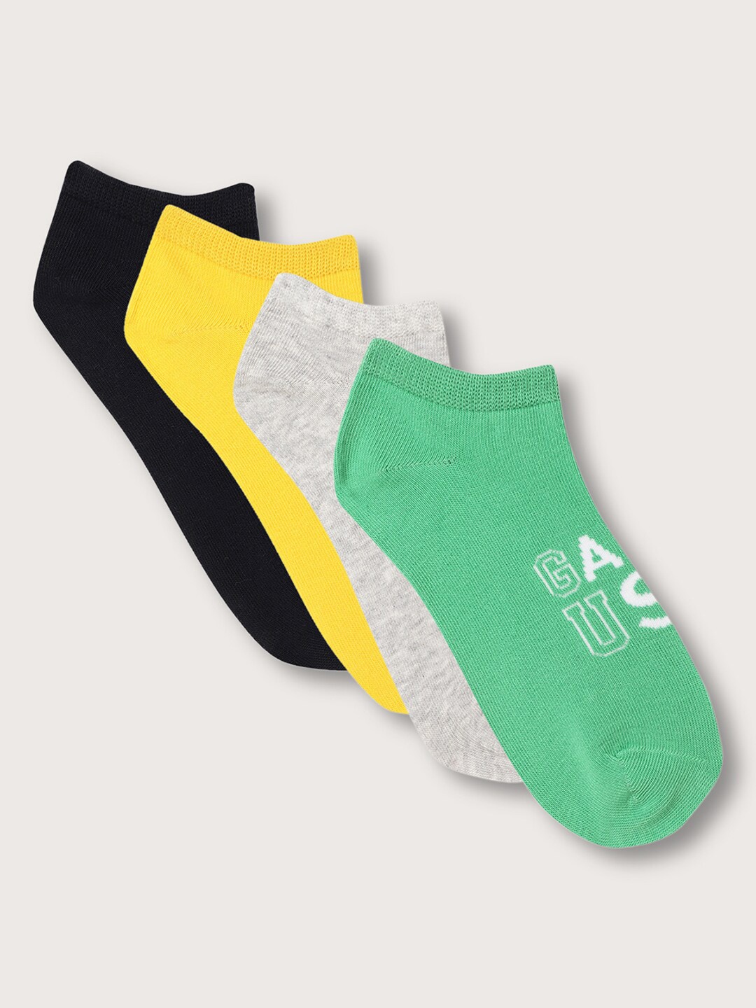 

GANT Boys Pack Of 4 Ankle Length Socks, Green