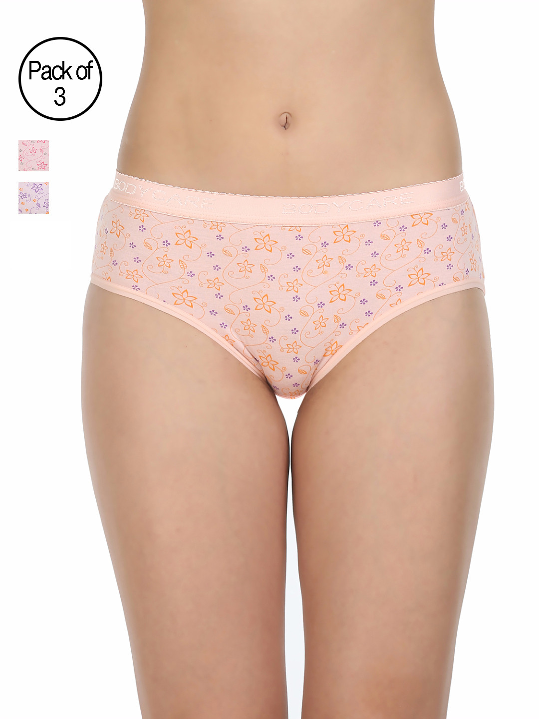 

Bodycare Pack of 3 Assorted Briefs 15000, Multi