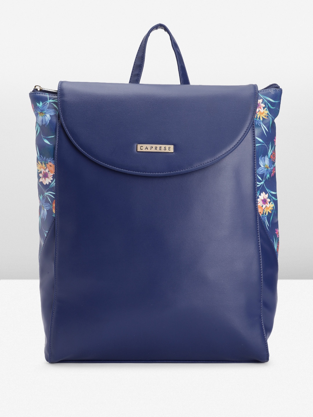 

Caprese Women Solid Backpack, Blue