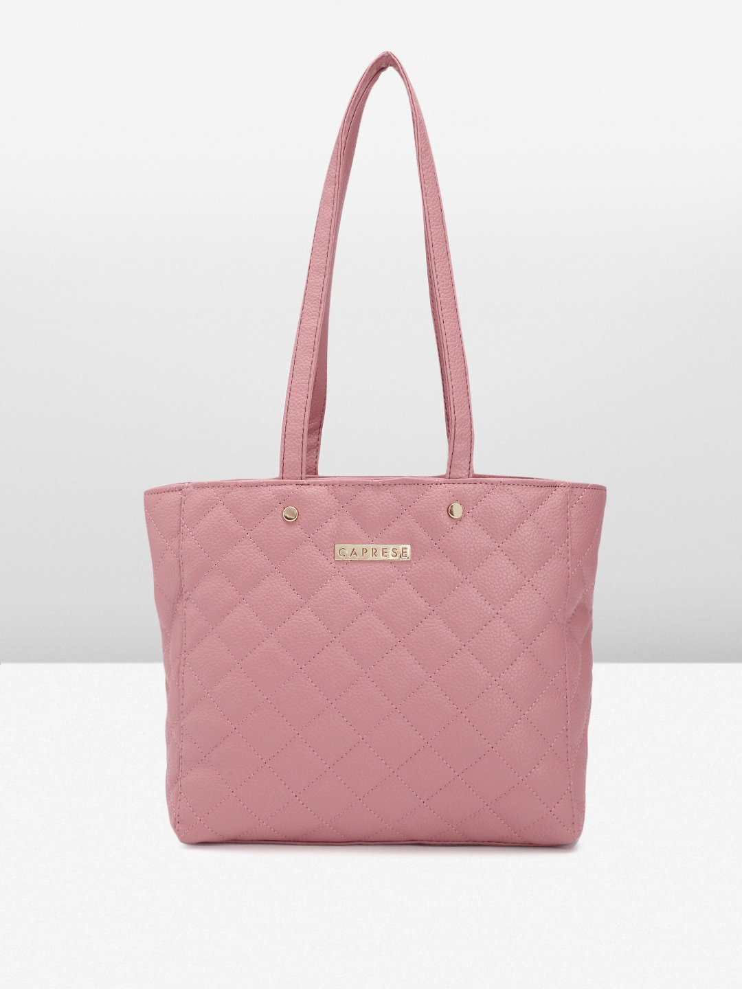 

Caprese Quilted Shoulder Bag, Pink