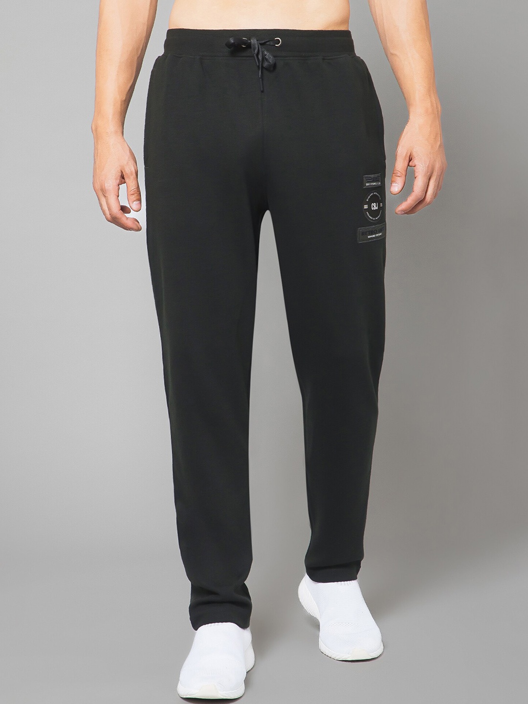 

Cantabil Men Mid-Rise Regular Fit Track Pants, Olive