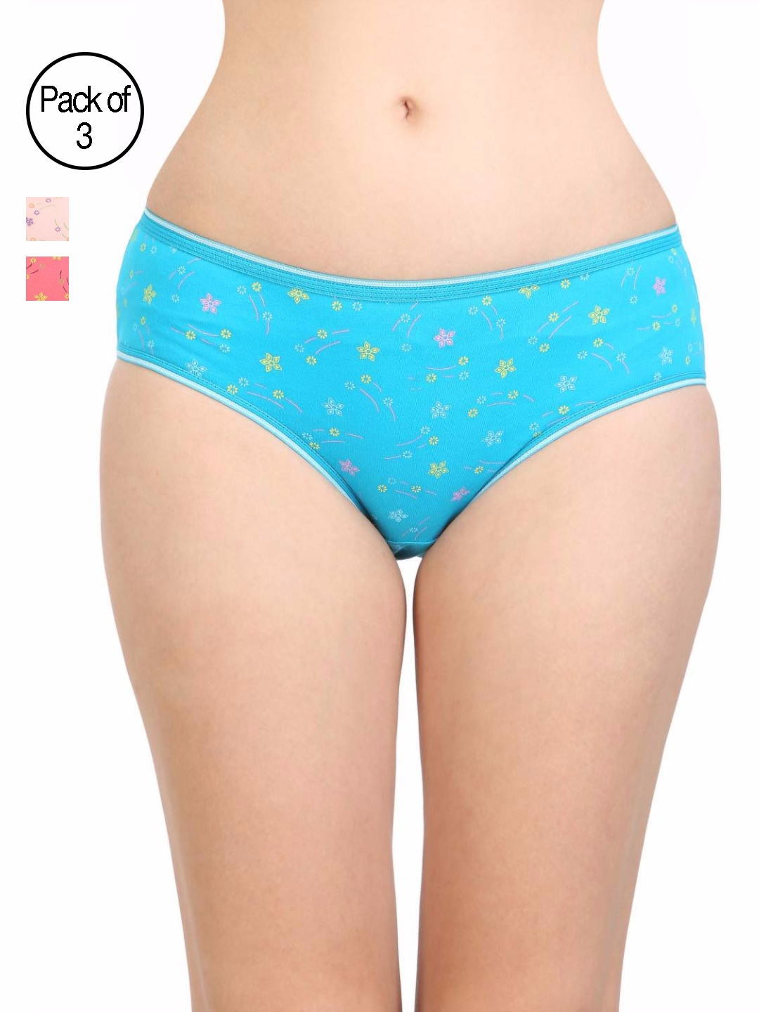 Bodycare Pack of 3 Assorted Briefs 300-D, Multi