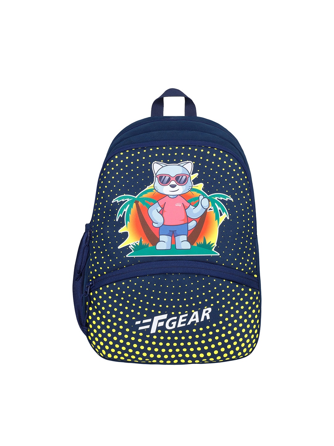 

F Gear Kids Graphic Printed Water Resistant Backpack, Blue