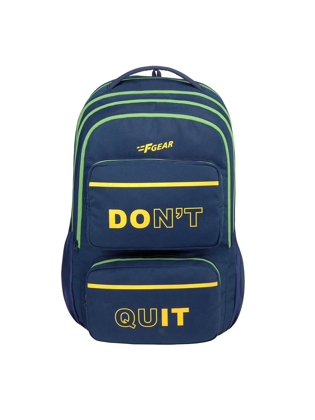 

F Gear Kids Dont Quit Graphic Printed Backpack, Blue