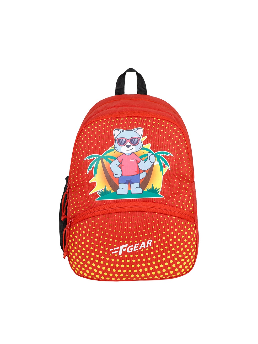 

F Gear Kids Tom Graphic Backpack with Compression Straps, Red