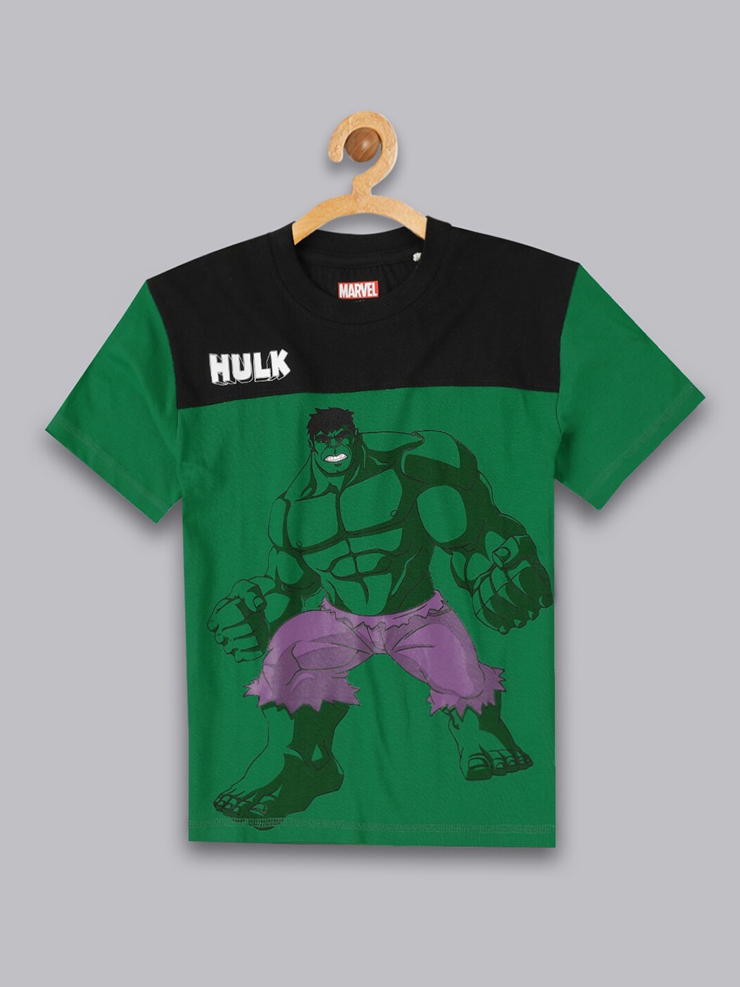 

Kids Ville Boys Hulk Printed Pure Cotton T-shirt, Green