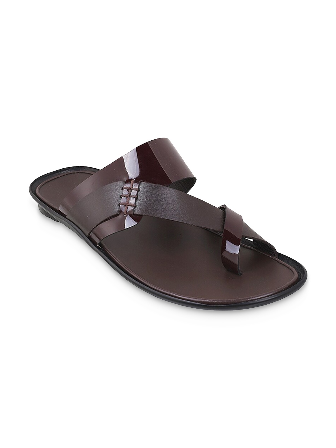 

Metro Men Open One Leather Comfort Sandals, Brown