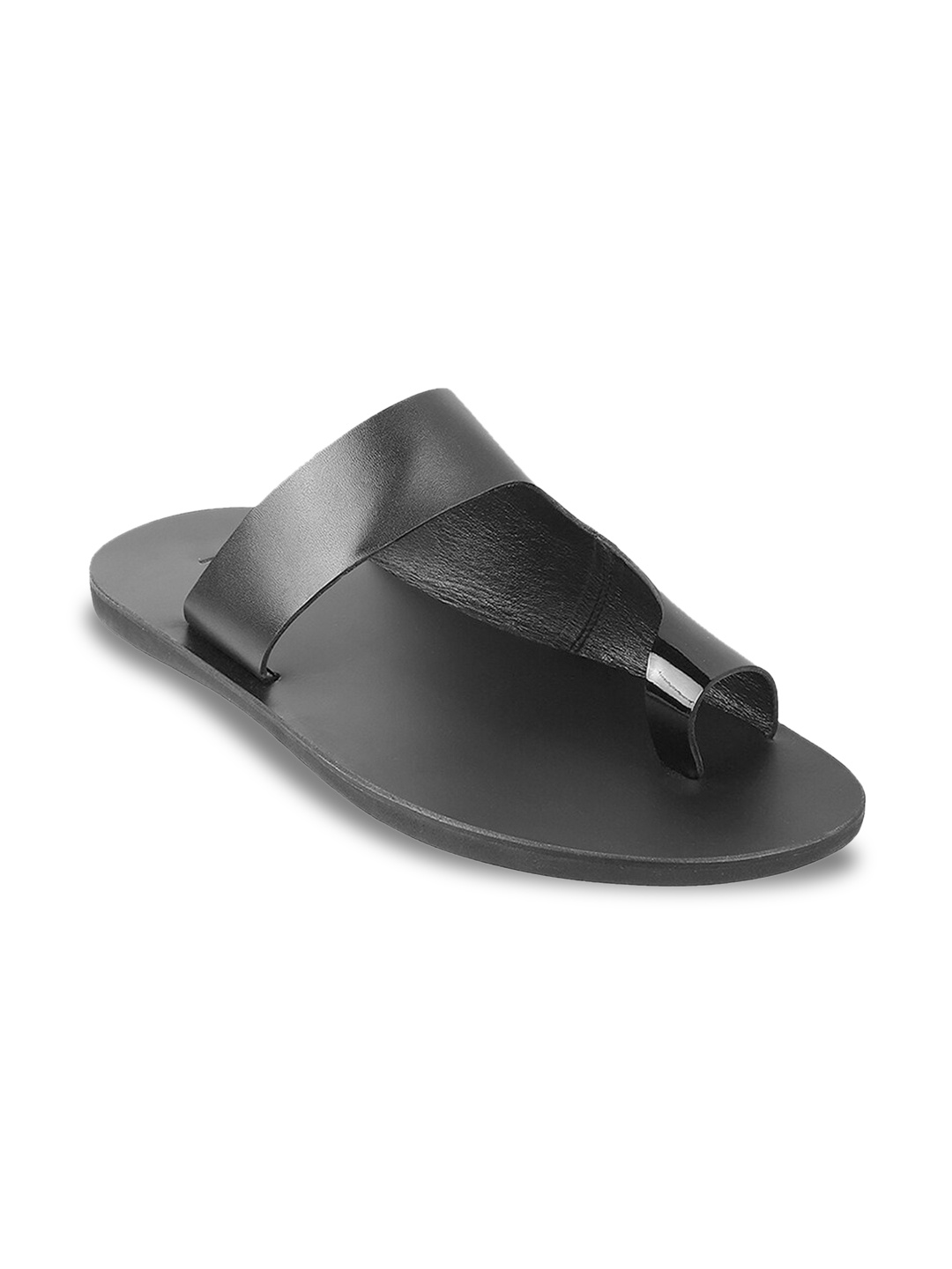 

Metro Men Open One Toe Comfort Sandals, Black