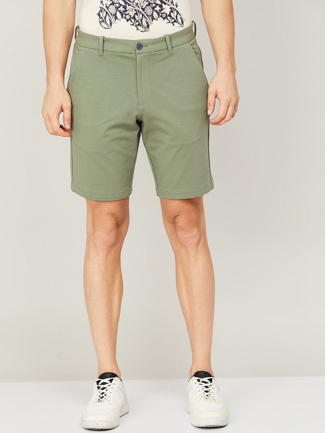 

CODE by Lifestyle Men Mid-Rise Shorts, Green