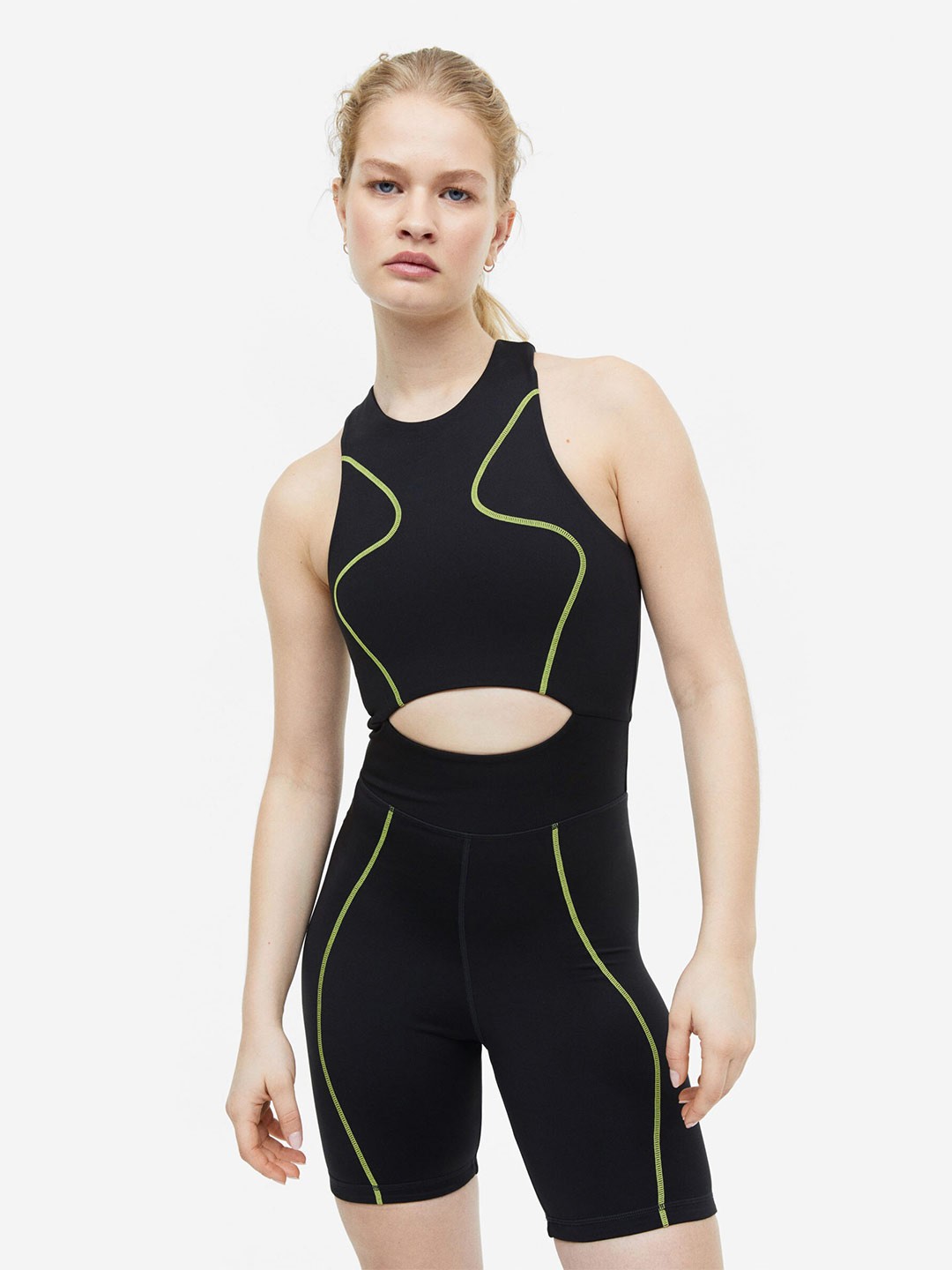 

H&M DryMove Sports Unitard, Black