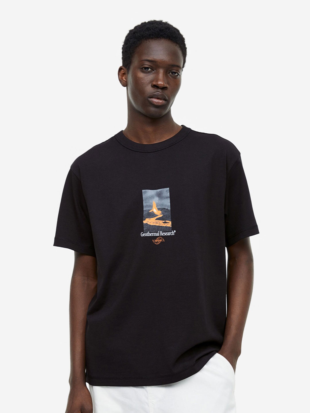 

H&M COOLMAX Relaxed Fit T-shirt, Black