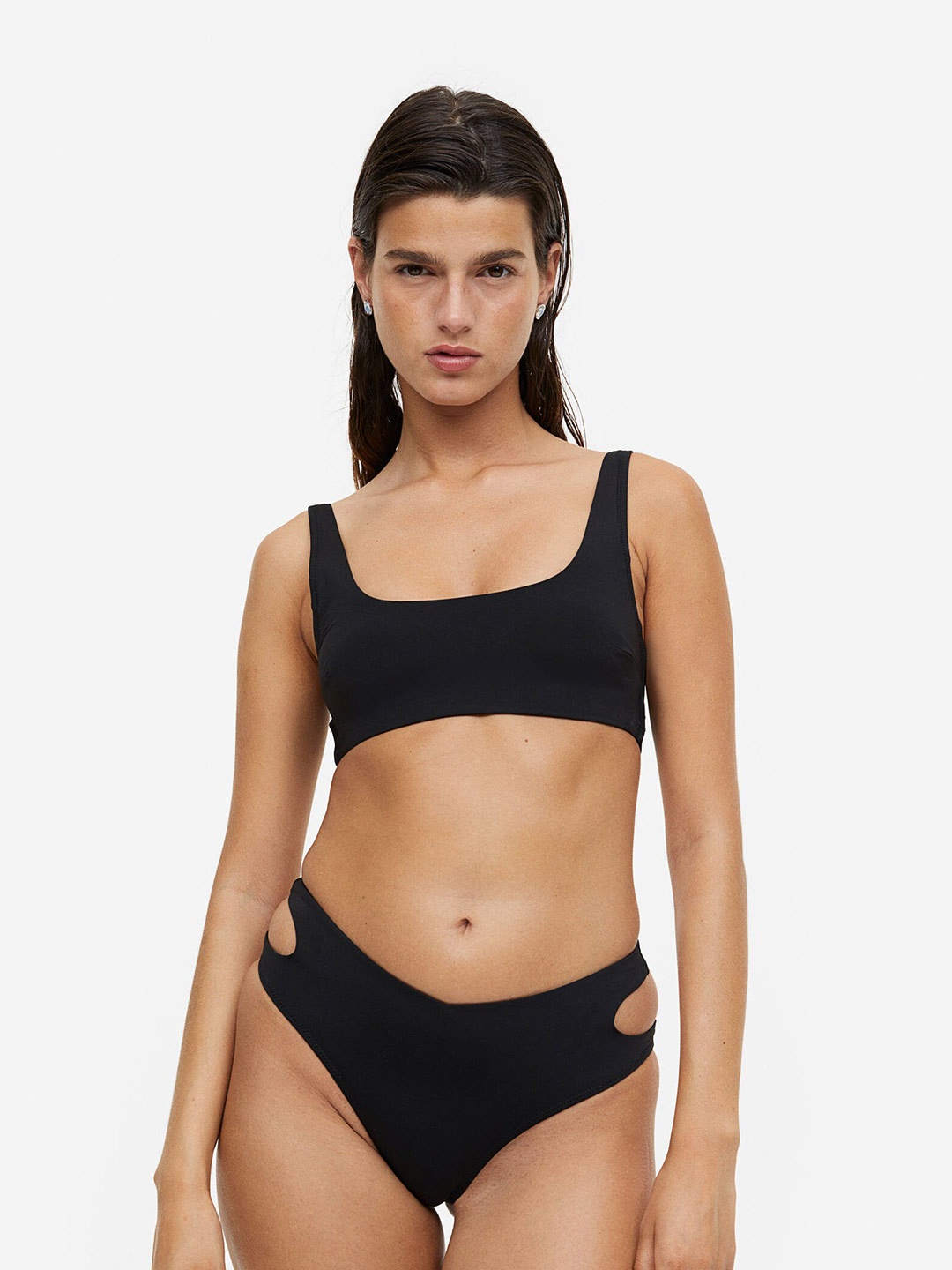 

H&M Padded Bikini Top, Black
