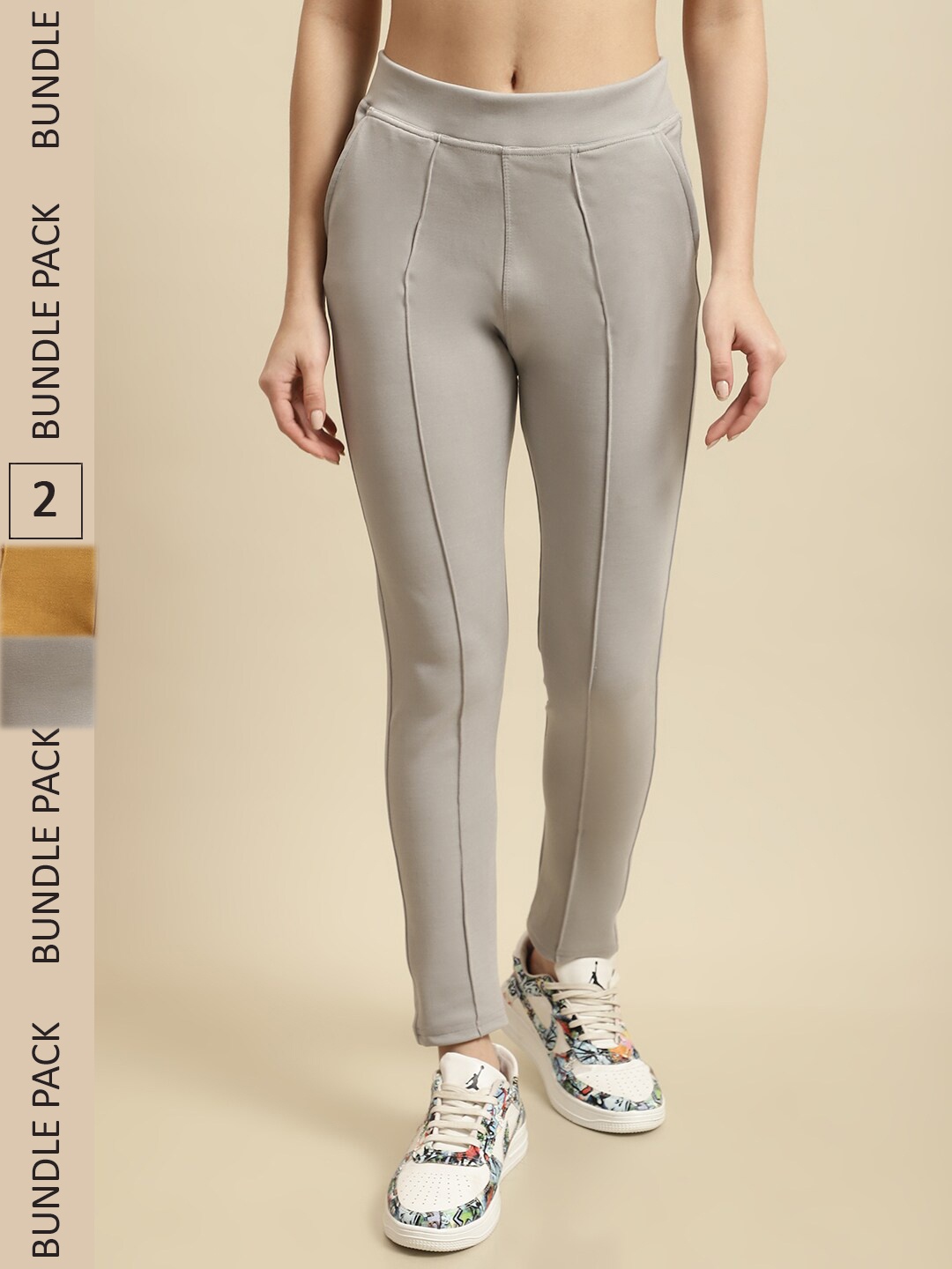 

TAG 7 Pack Of 2 Skinny-Fit Jeggings, Grey