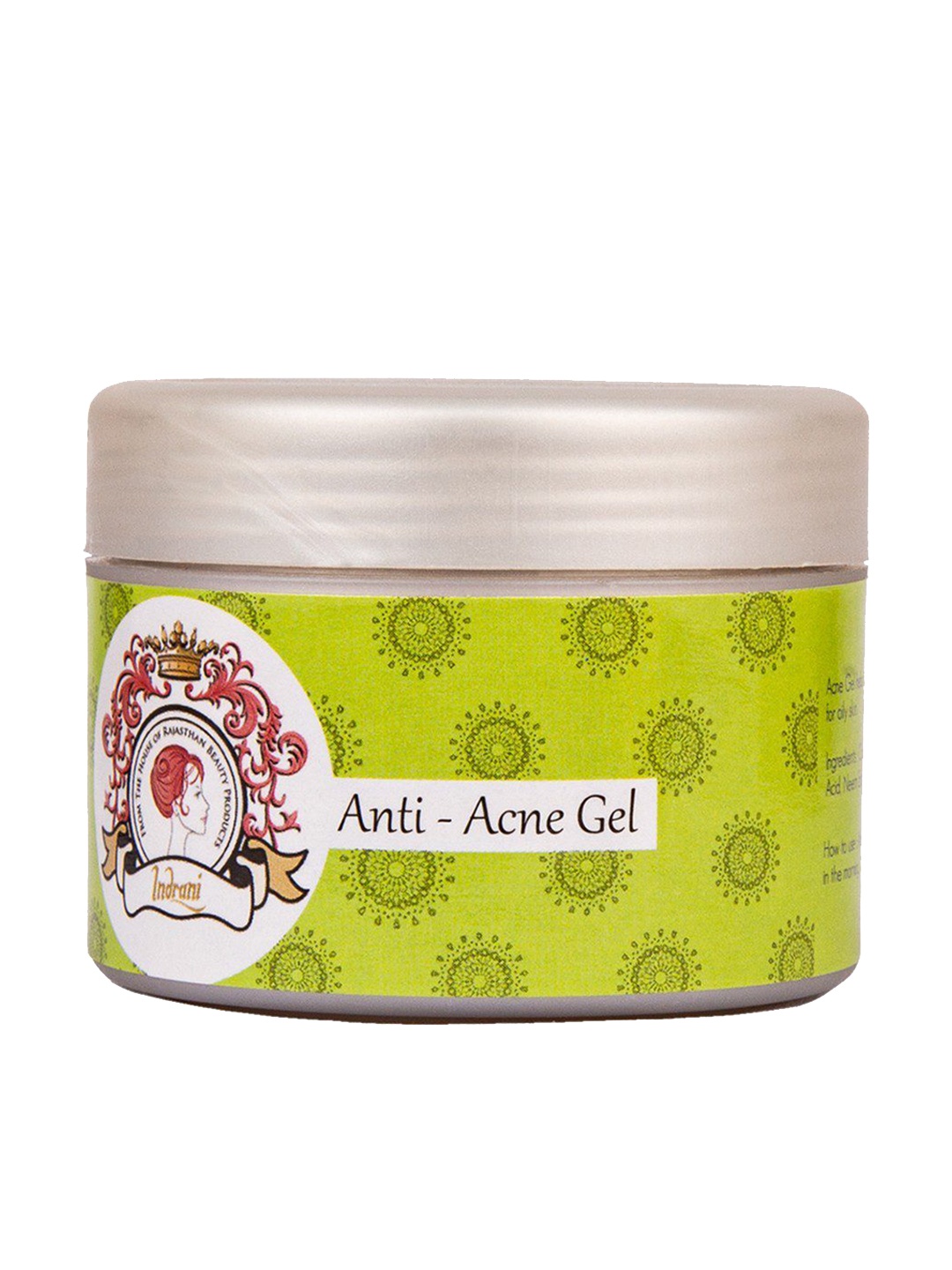 

Indrani Cosmetics Anti Acne Gel To Remove Acne & Blackheads - 50 g, Green
