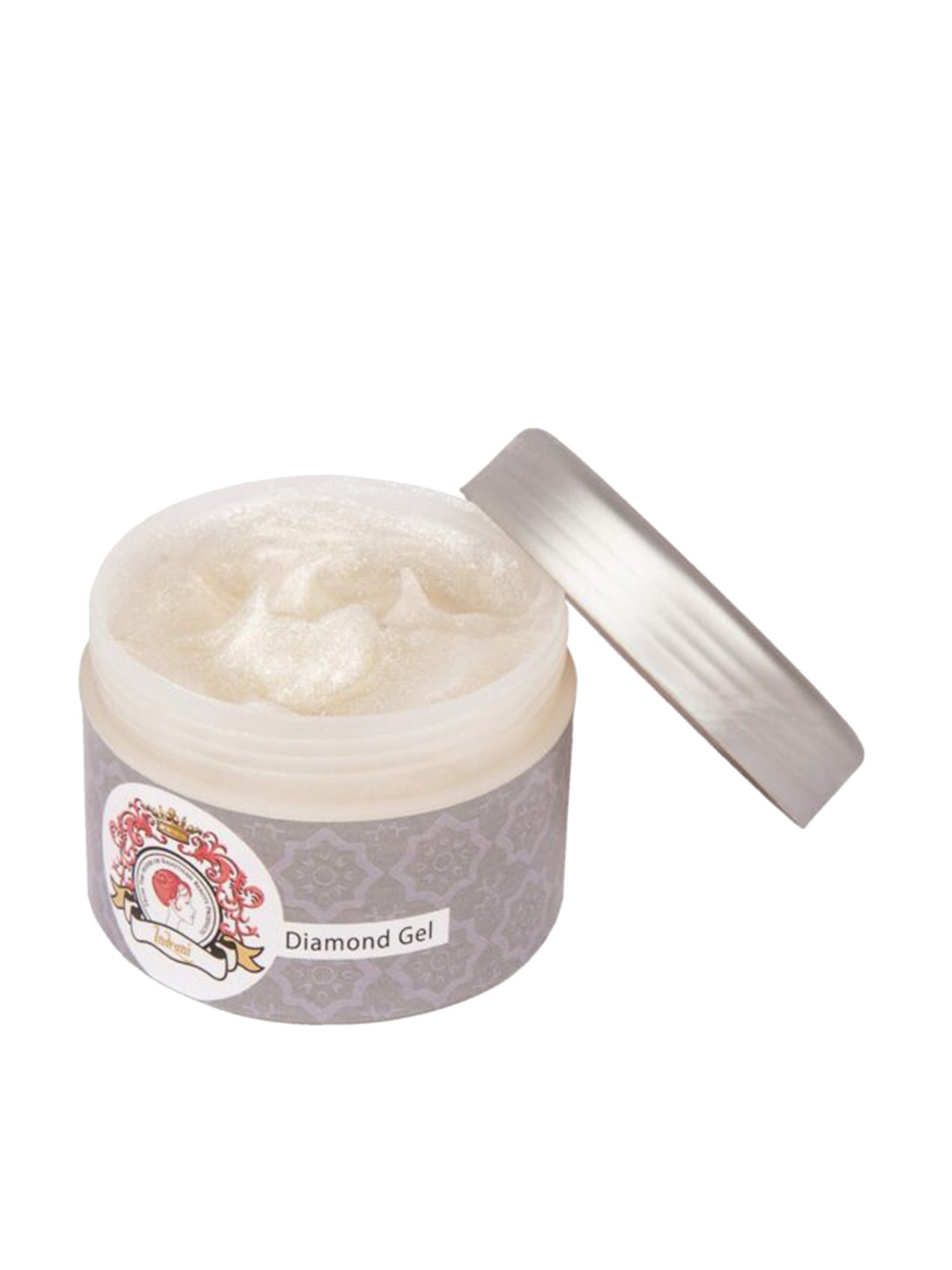 

Indrani Cosmetics Diamond Facial Gel For Hydrating & Rejuvenating Skin - 300 g, Silver