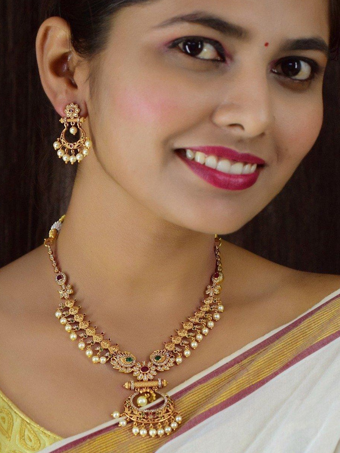 

GRIIHAM Gold-Plated Cubic Zirconia Jewellery Set