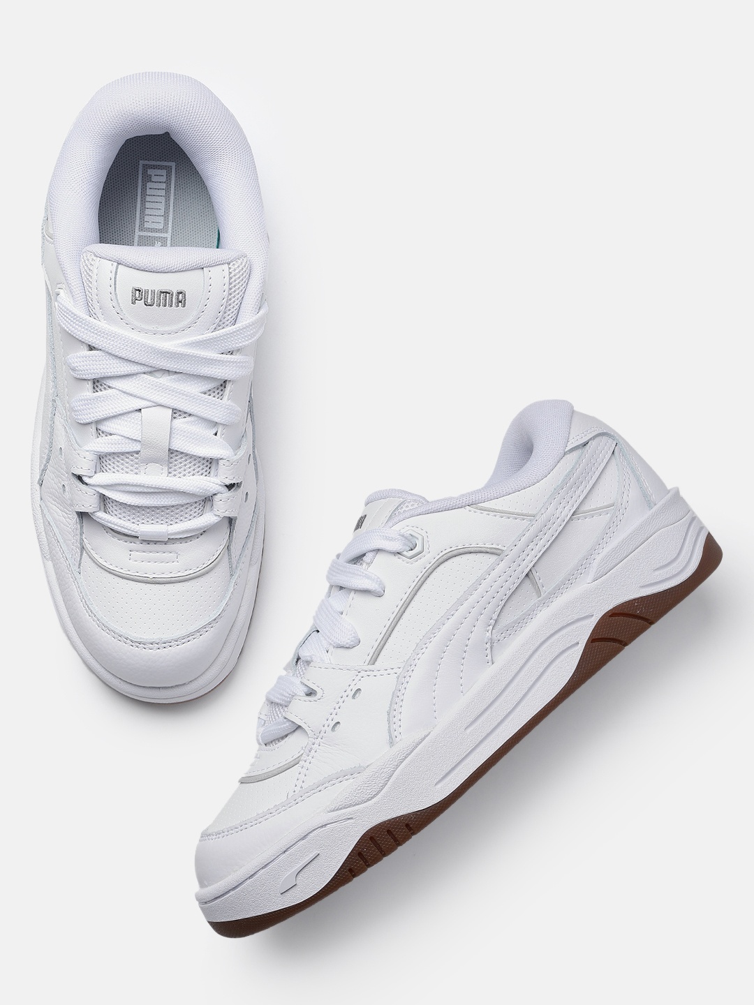 

Puma Unisex Perforations 180 Regular Sneakers, White