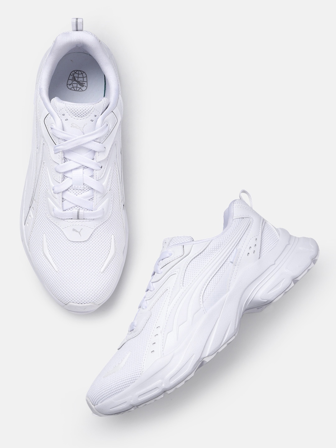 

Puma Women Solid Phlox Tonal Regular Sneakers, White